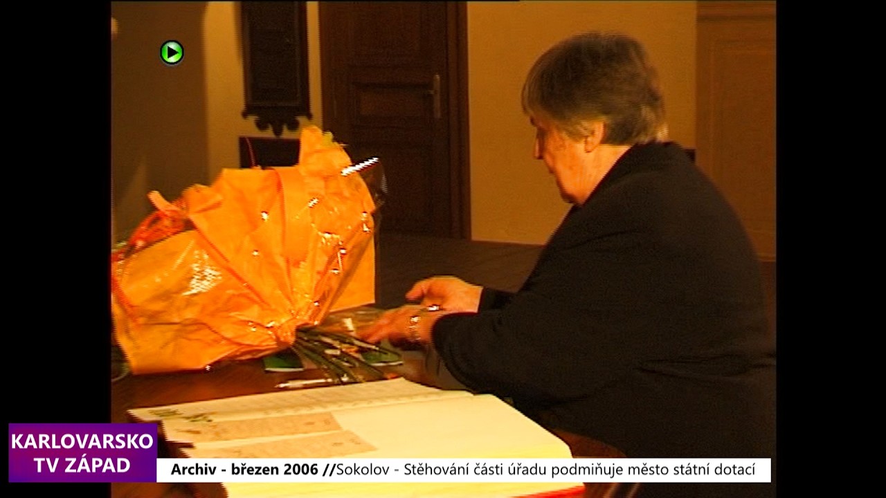 🏅 2006 – Sokolov: Osobnosti města převzaly ocenění (TV Západ)