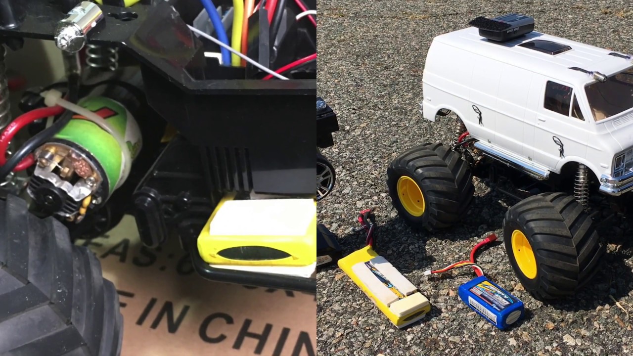 Tamiya LunchBox Lipo 2-3S Speed Testing with 13T Modified Motor