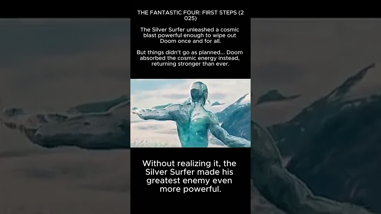 Silver Surfer's Biggest Mistake! He Made Doom Stronger Instead of Stopping Him #shorts