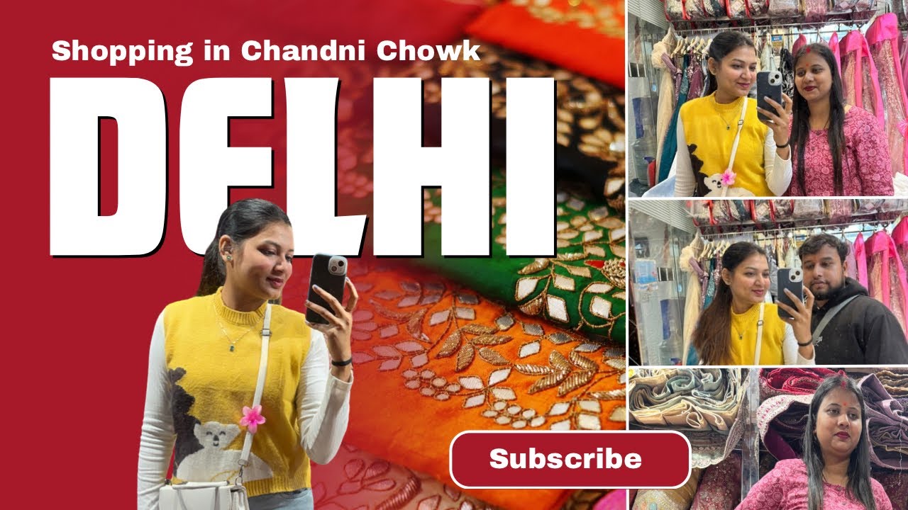 Chandni Chowk Wedding Market Vlog 😍 | Full Wedding Shopping + Fun