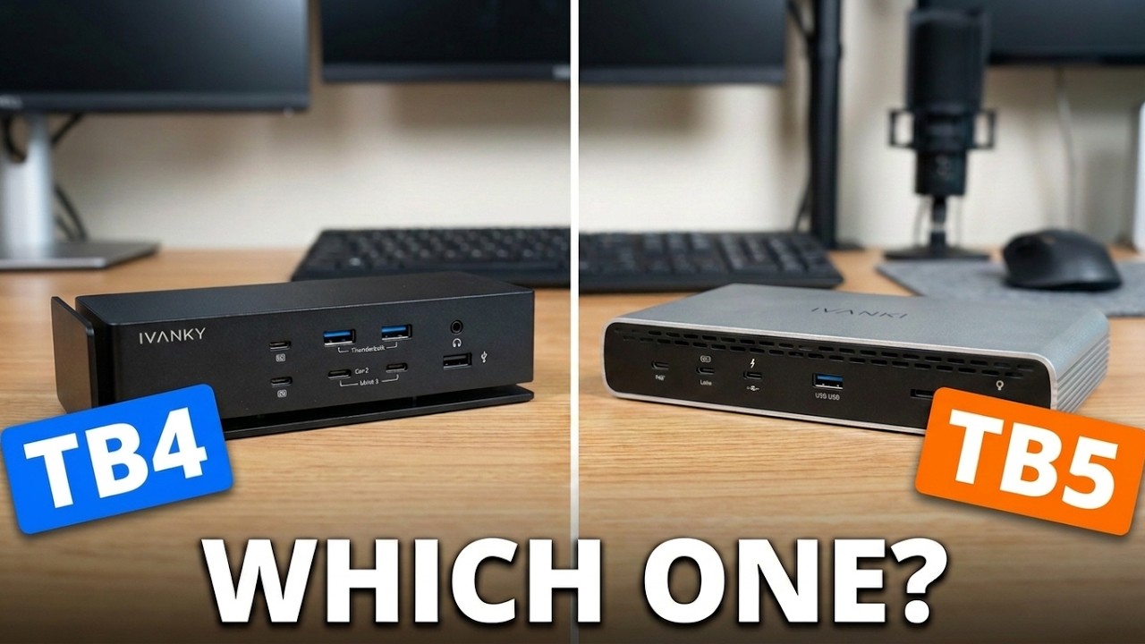 Thunderbolt Docking Station 4 Vs 5 Review (Dual/Triple monitor Demonstration)