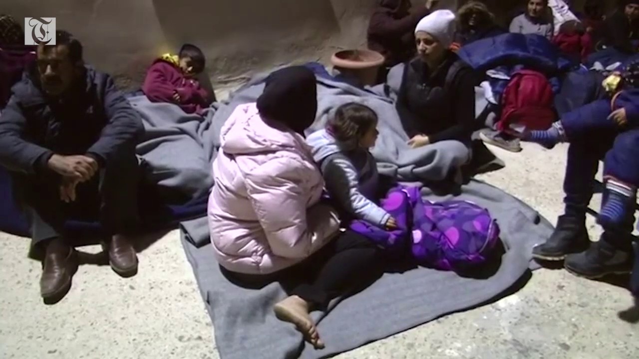 Migrant camp under attack in Greece