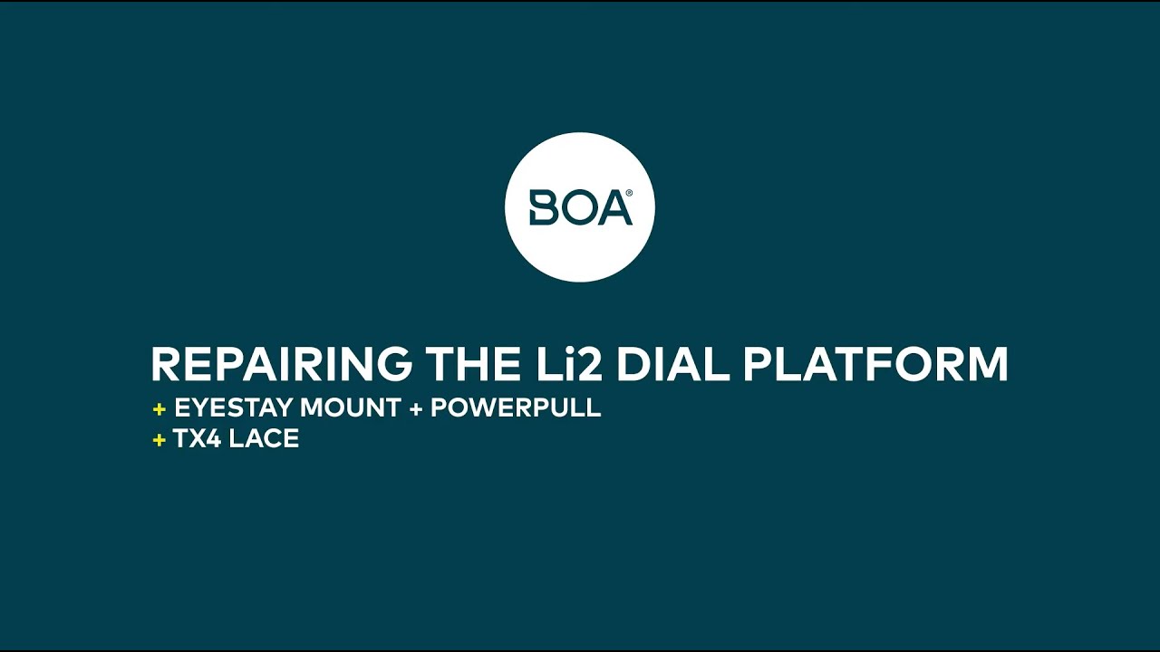 BOA Fit System | Repairing Li2 TX4 PowerPull