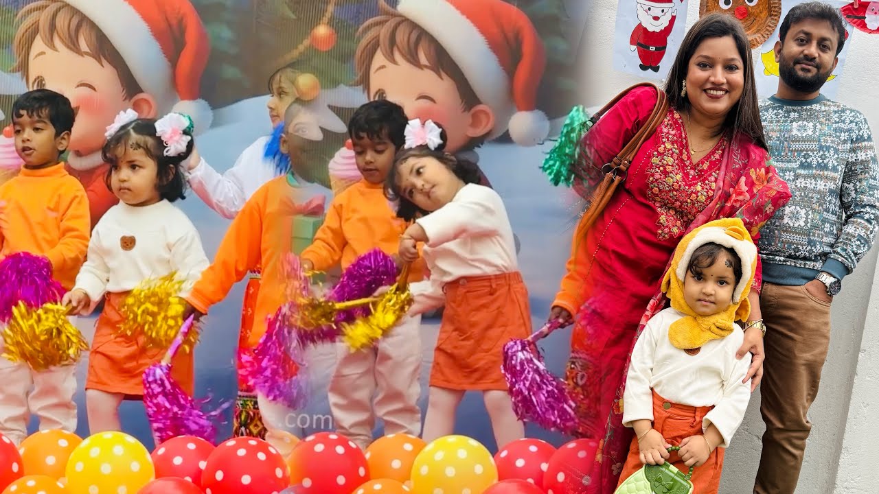 Mehu's First school program✨🧑‍🎄🎄