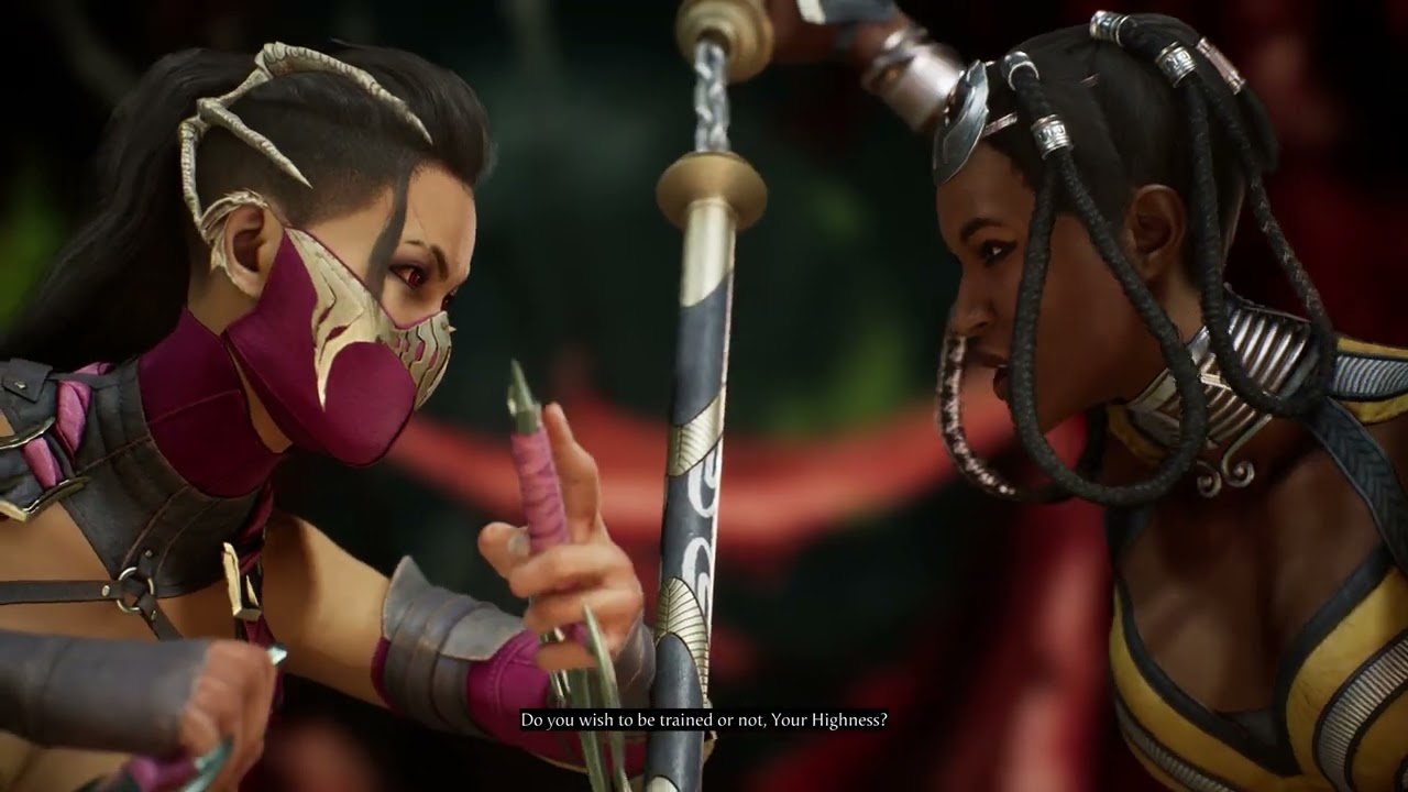 Tanya and Mileena's relationship after the battle (All Intro Dialogues Mileena vs Tanya) - MK1