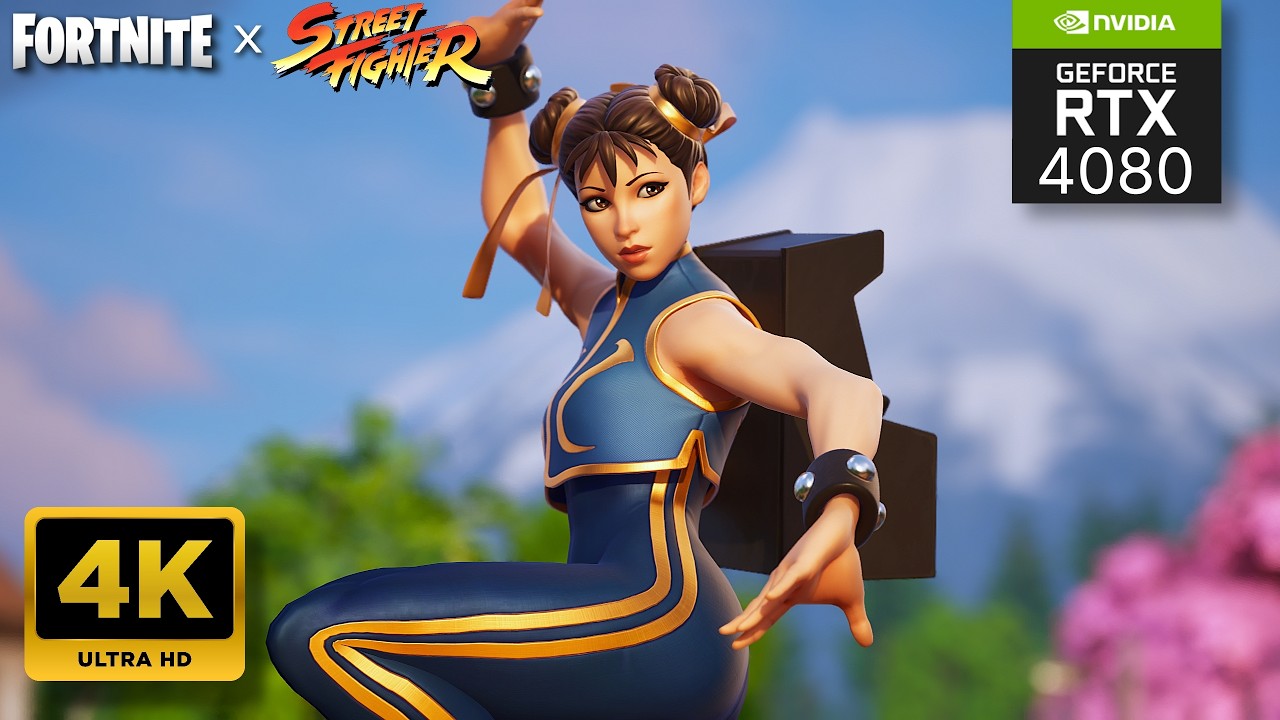 Chun-Li 4K Gameplay | FORTNITE x STREET FIGHTER returns in CH6!!!