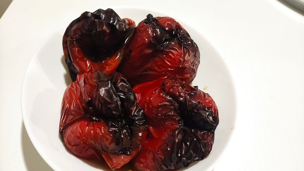 PIMIENTOS ASADOS EN FREIDORA DE AIRE