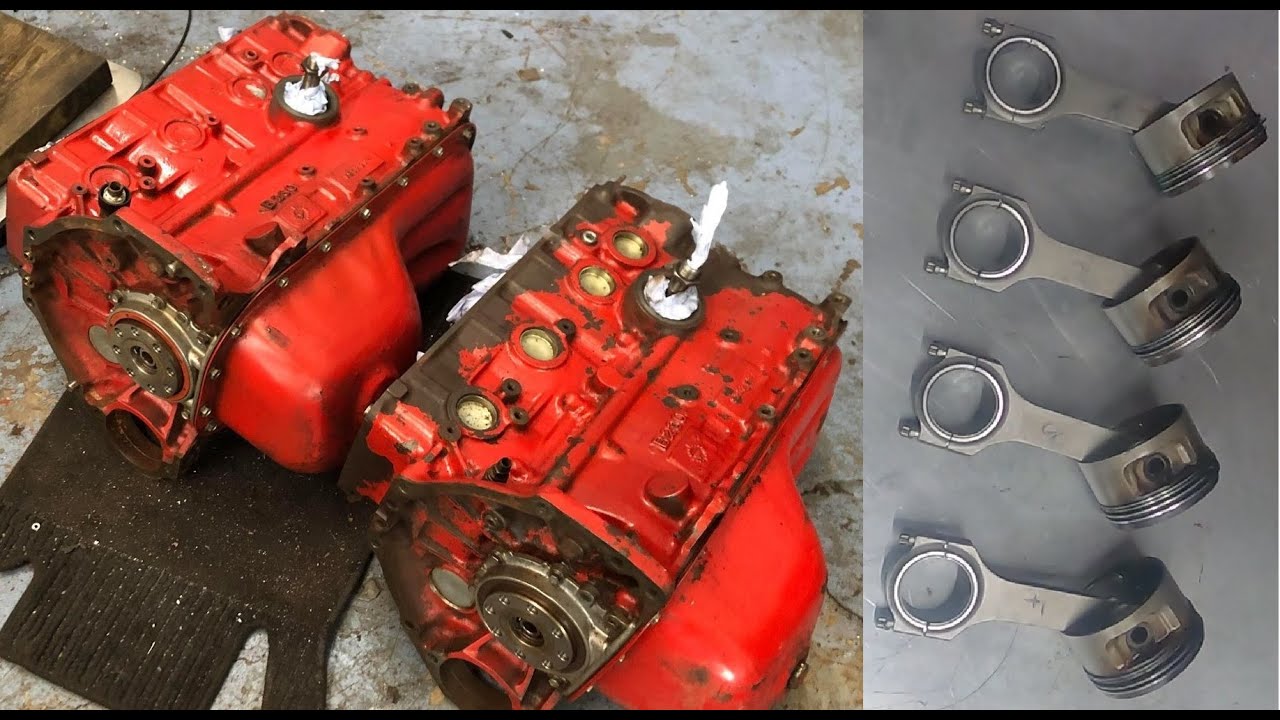 Getting the 2.5ltr Volvo Penta turbo engine ready for the Mazda MX5! Not all Redblocks are equal...