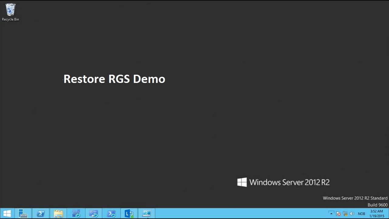 Lync restore RGS