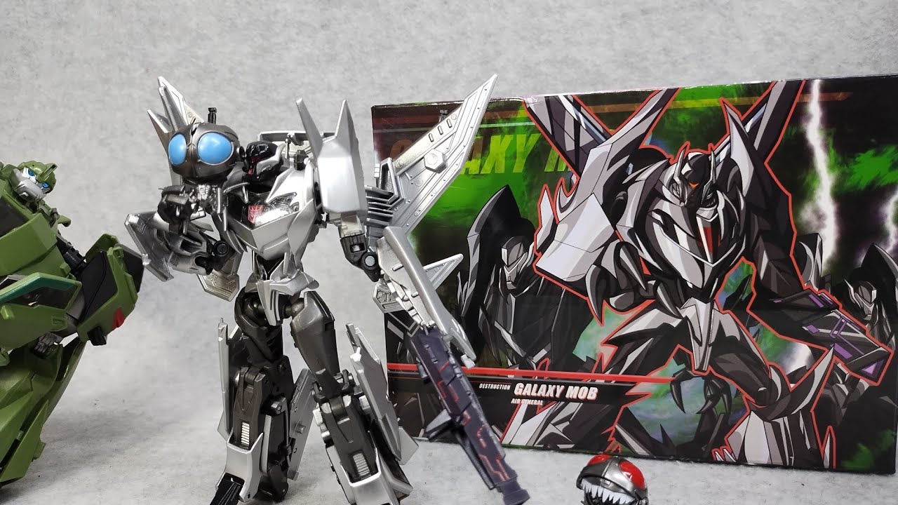 Vehicon KO Galaxy Mob APC Toys Air General TF Prime flying silver version