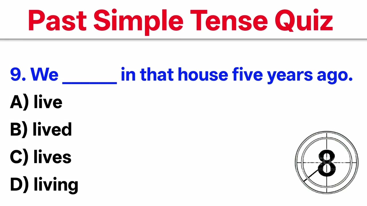 Can You Score 15/15? Past Simple Tense Quiz Challenge!