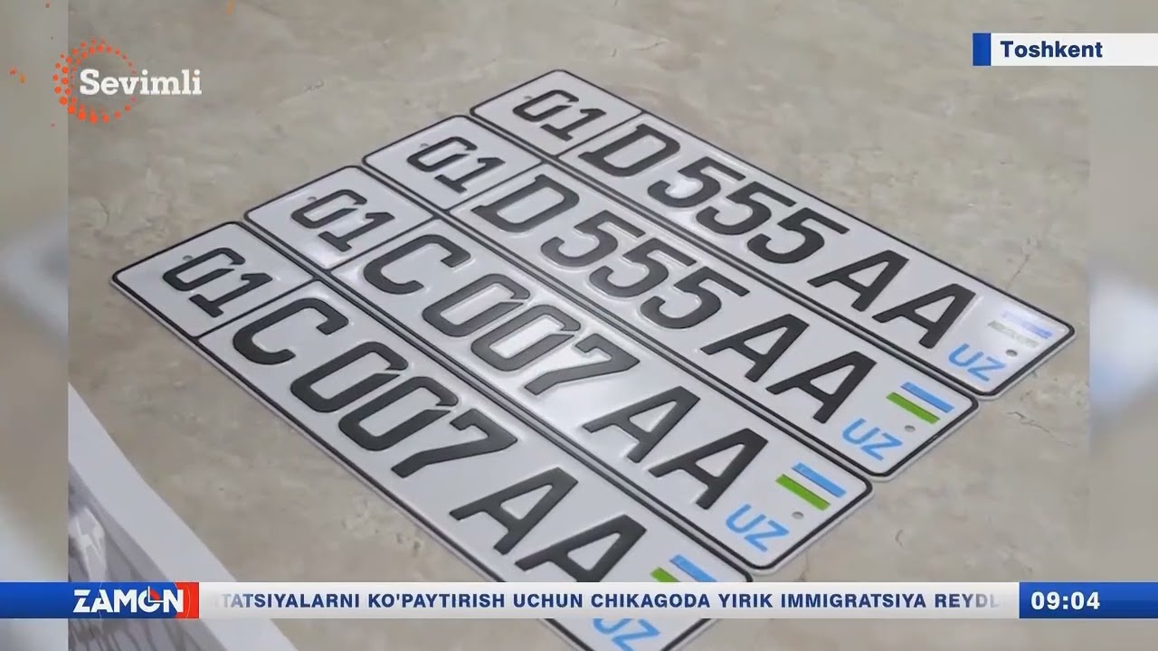 Avtomototransport vositalariga davlat raqami belgilarini berish tartibi soddalashtirildi (Toshkent)