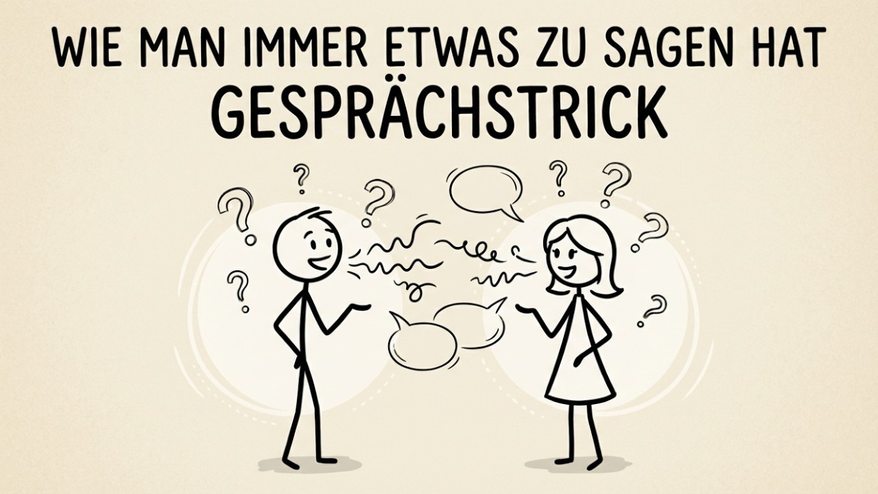 Wie einem (meistens) nie die Gesprächsthemen ausgehen