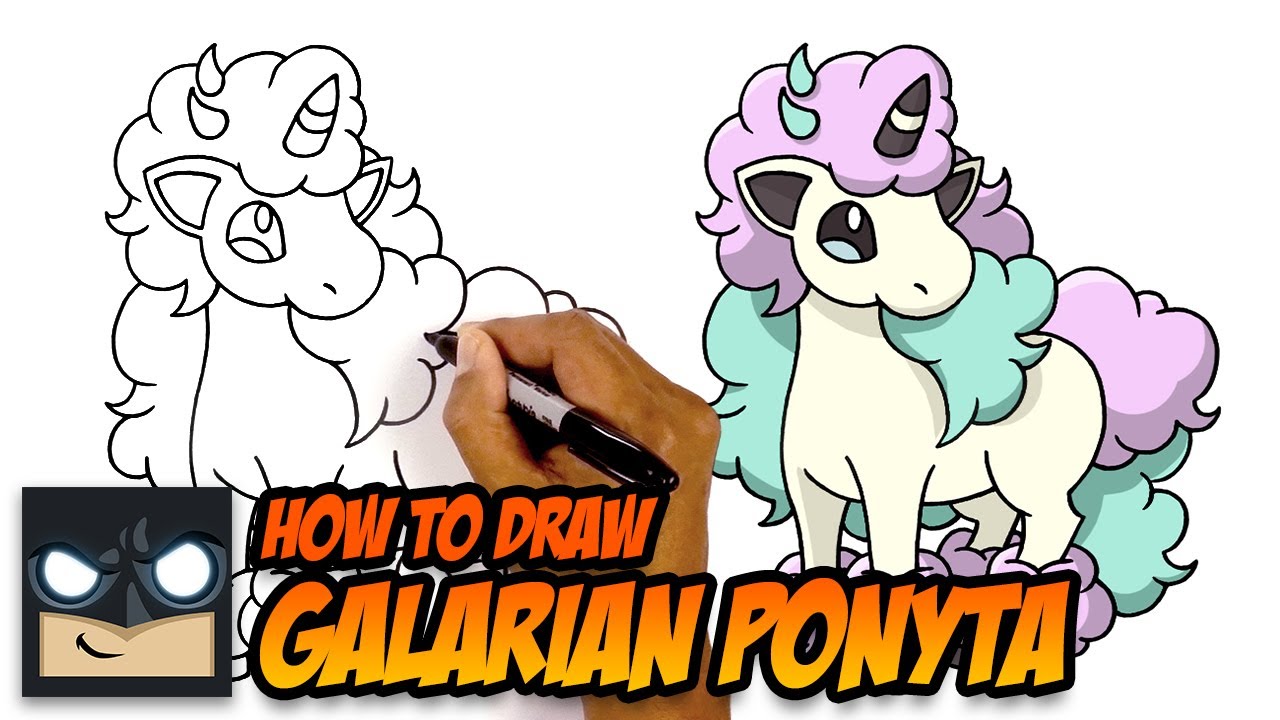 How To Draw Pokemon | NEW GALARIAN PONYTA