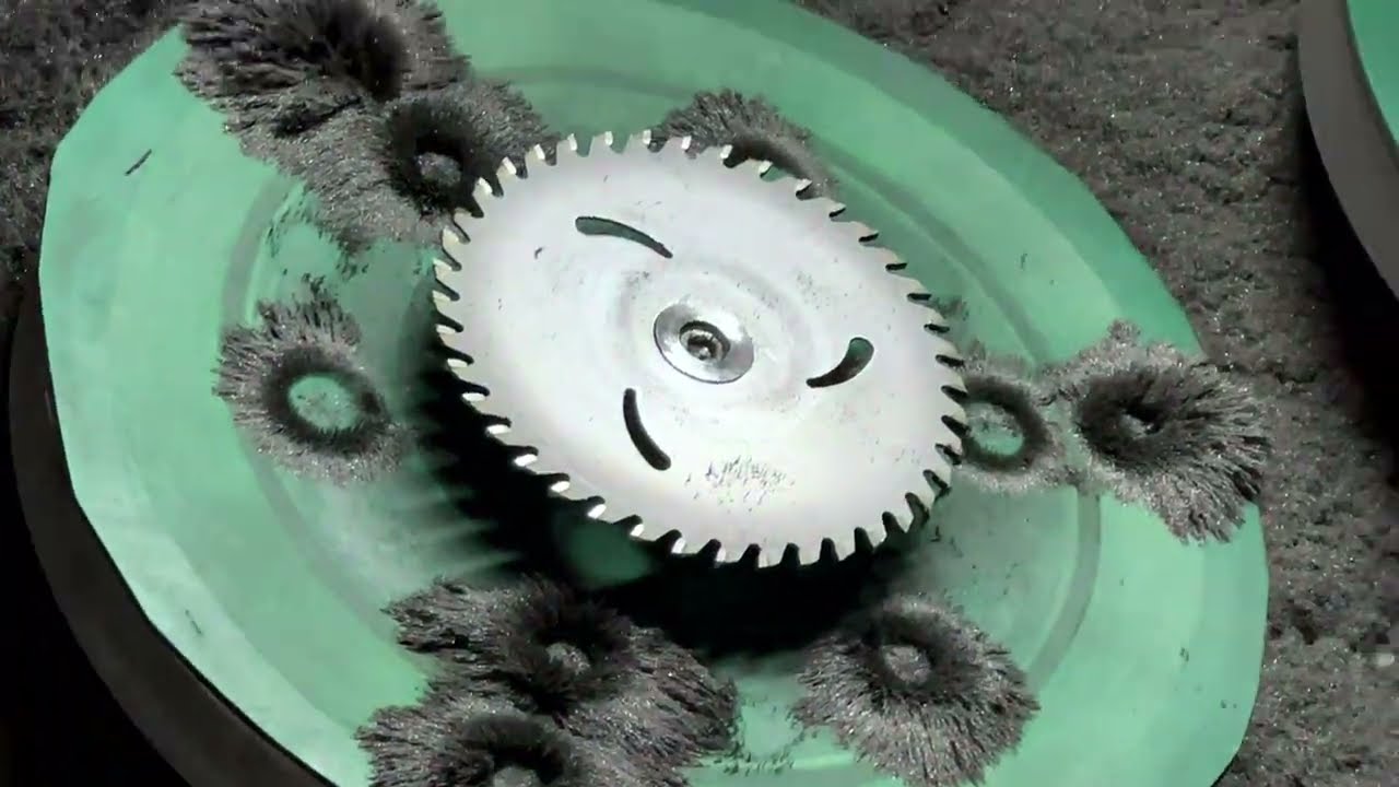 Production process of wood cutting saw blade#process #productionprocess  #factory  #massproduction