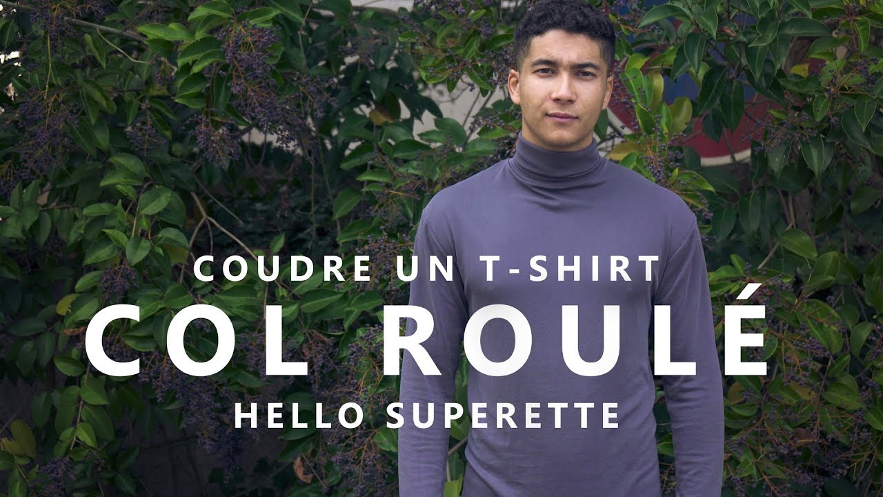 TUTO COUTURE - TSHIRT COL ROULÉ -coudre sans patron