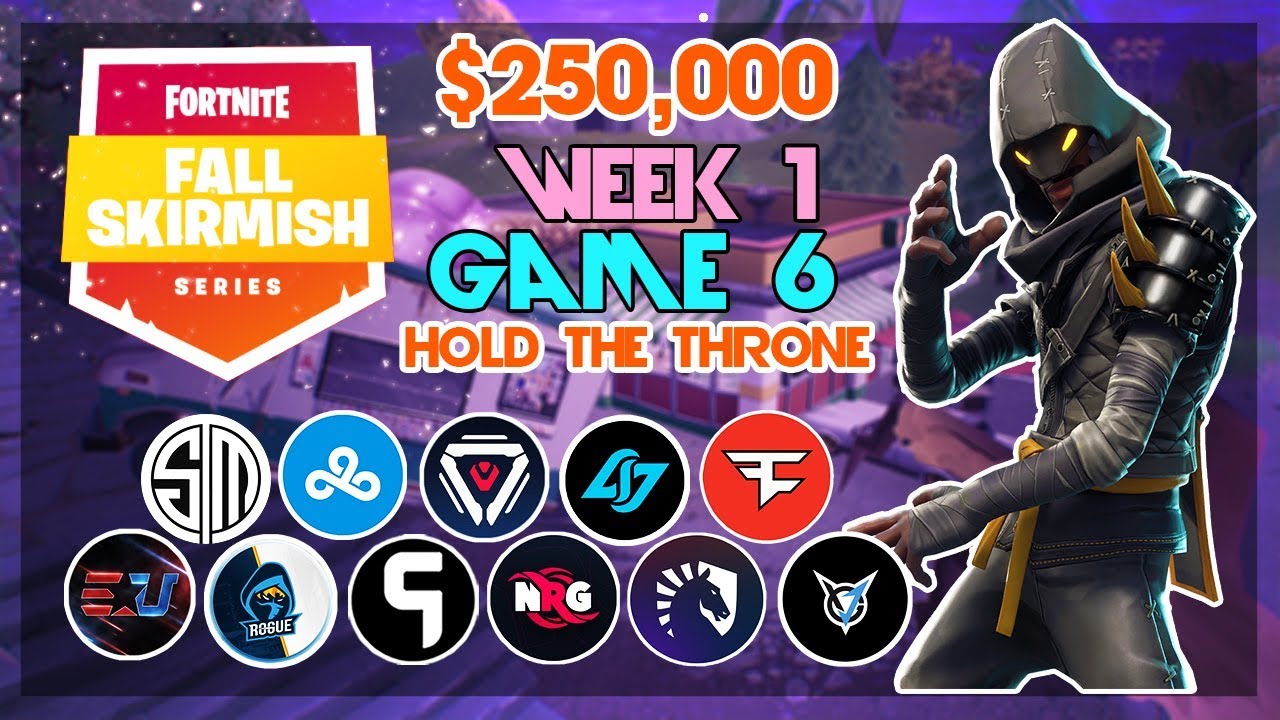 250 000 долларов США 🥊Осенняя схватка «Двойной трон»🥊 Неделя 1/Игра 6 (Fortnite)