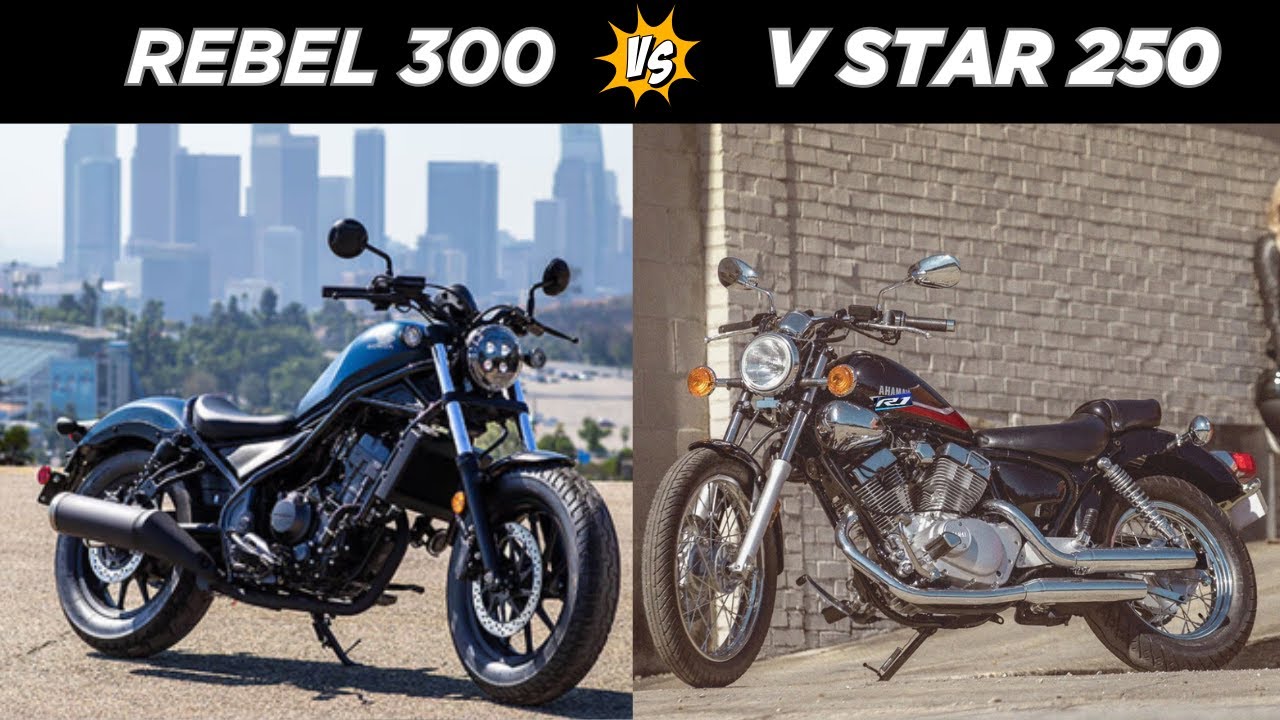 Yamaha V-Star 250 против Honda Rebel 300: Битва круизеров для начинающих в 2026 году – кто победит?