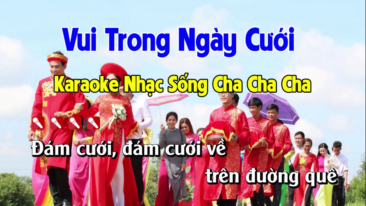 Vui Trong Ngày Cưới Karaoke Nhạc Sống Cha Cha Cha