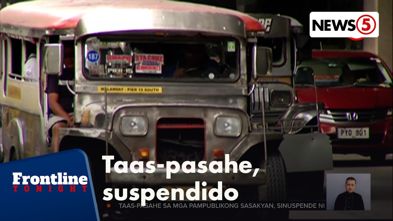 Taas-pasahe sa mga pampublikong sasakyan, sinuspende ni Pres. Bongbong Marcos | Frontline Tonight