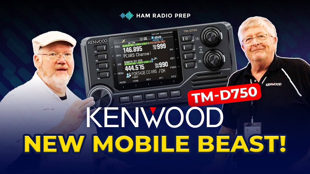Kenwood TM-D750 Revealed! Tri-Band, D-STAR & Feature-Packed 🔥