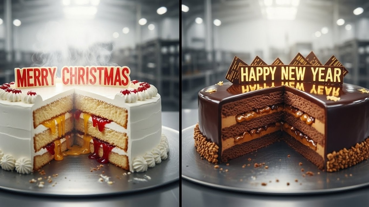 How It’s Made Cake | How Millions of Christmas & Festival Cakes are Made | The Process