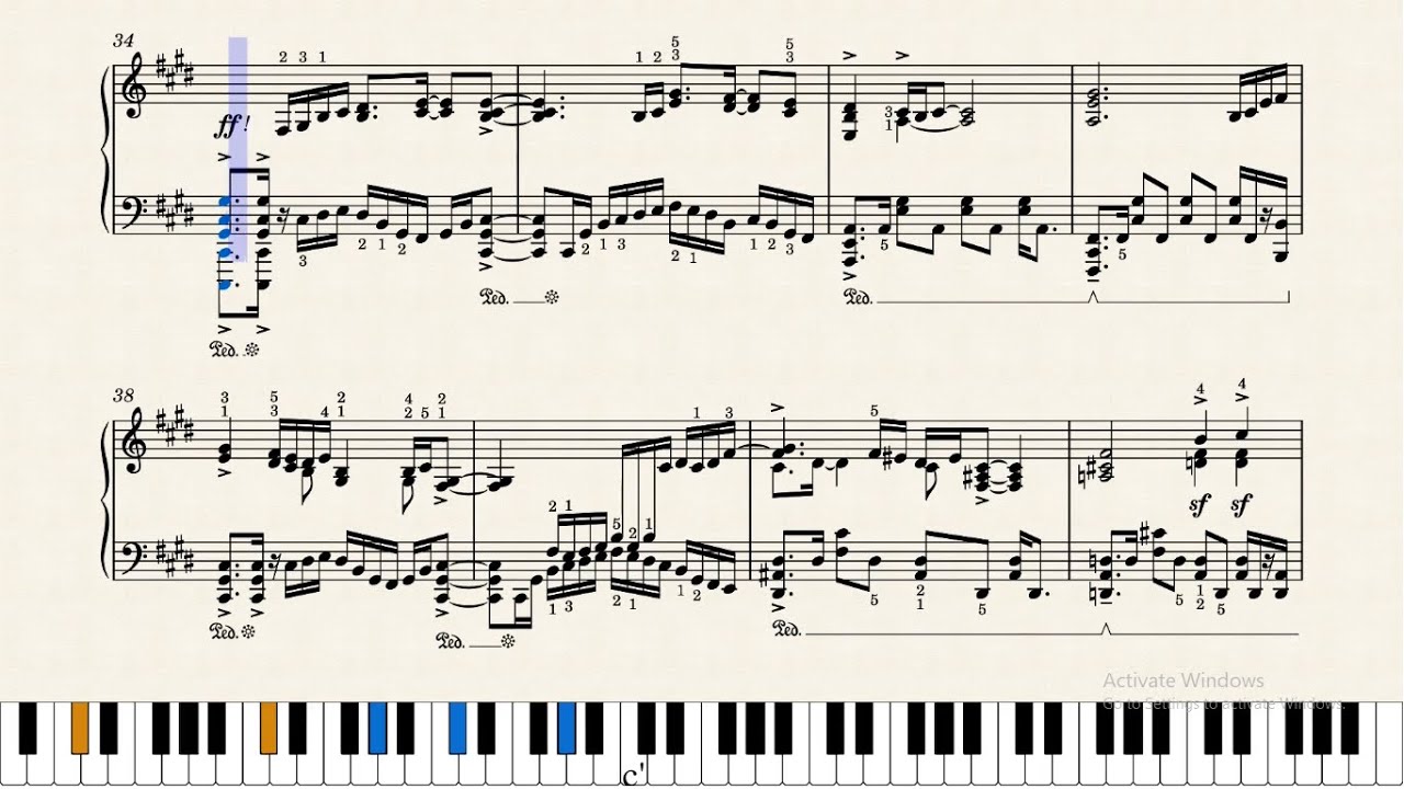 Calamity Mod OST | Interlude 3: Catastrophes before the calamity | Piano solo (sheet music)