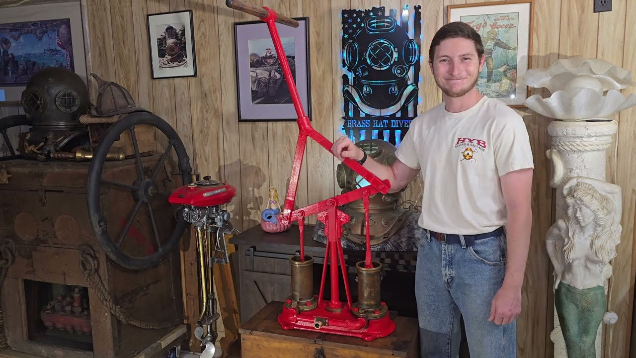 Rare A. Schrader's Son Inc. No. E Pump Restoration | BRASS HAT DIVER |