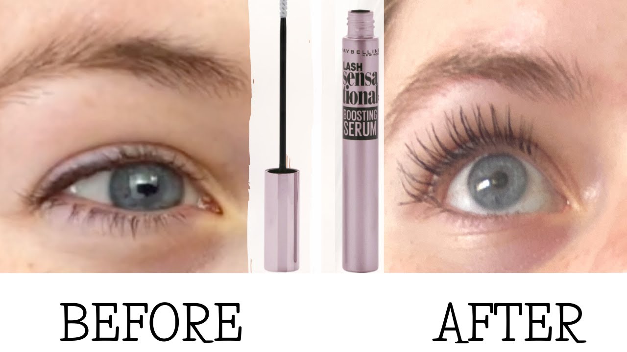 REVIEW: Maybelline Lash Serum | Testing the Maybelline Lash Sensational Boosting Serum | drugstore