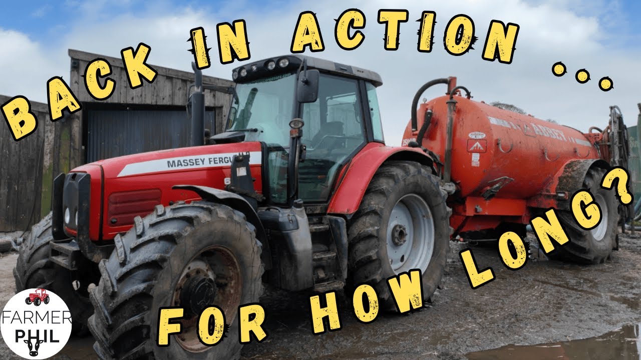 FINALLY FIXED BUT FOR HOW LONG? MF 6480 BACK TO WORK | DAY IN THE LIFE ON THE FARM