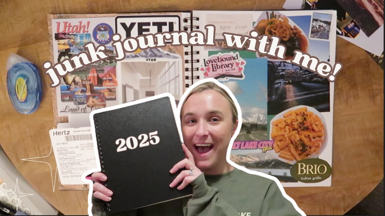 JUNK JOURNAL WITH ME 📓 ✂️✨