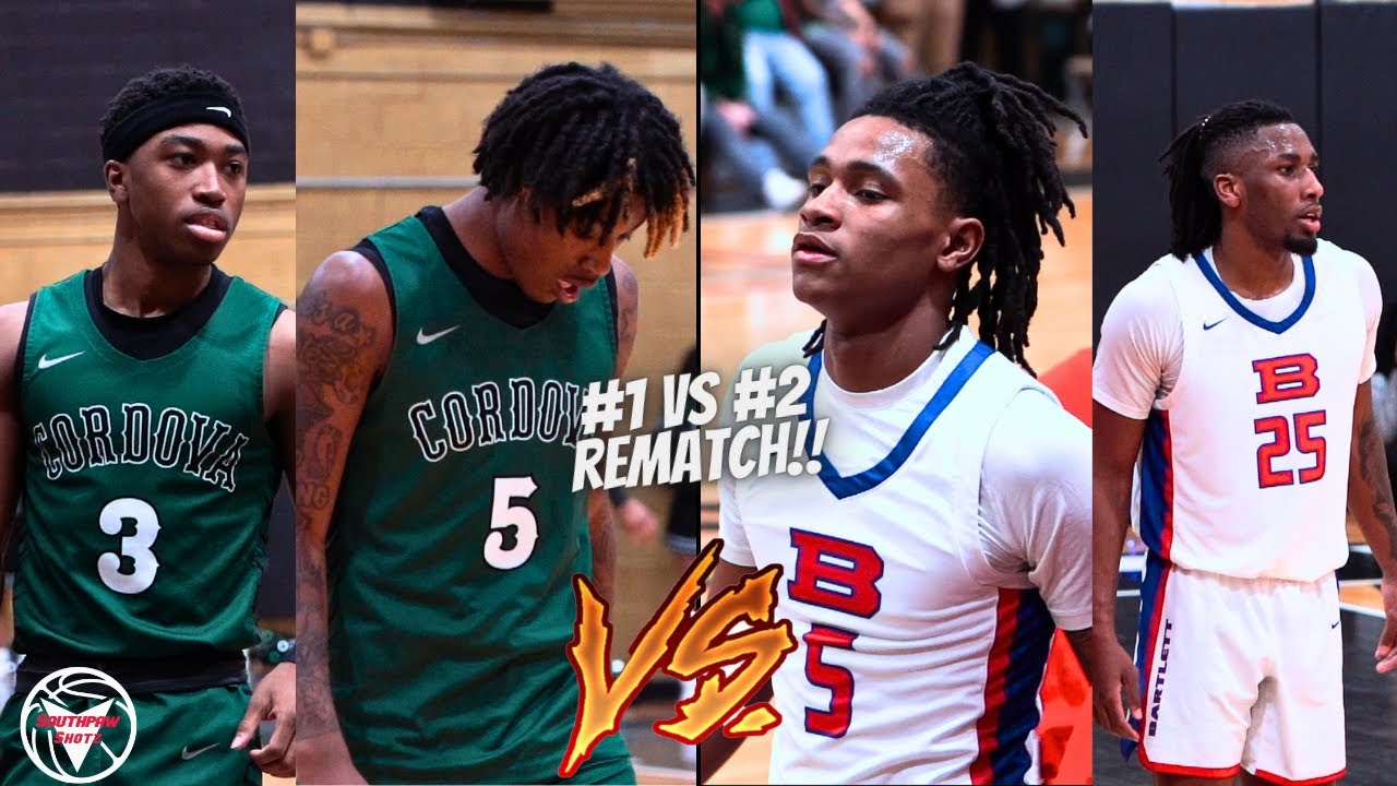#1 VS #2 TEAMS IN TENNESSEE FACE OFF FOR THE REGION CHIP!😤 | BARTLETT VS CORDOVA🏀