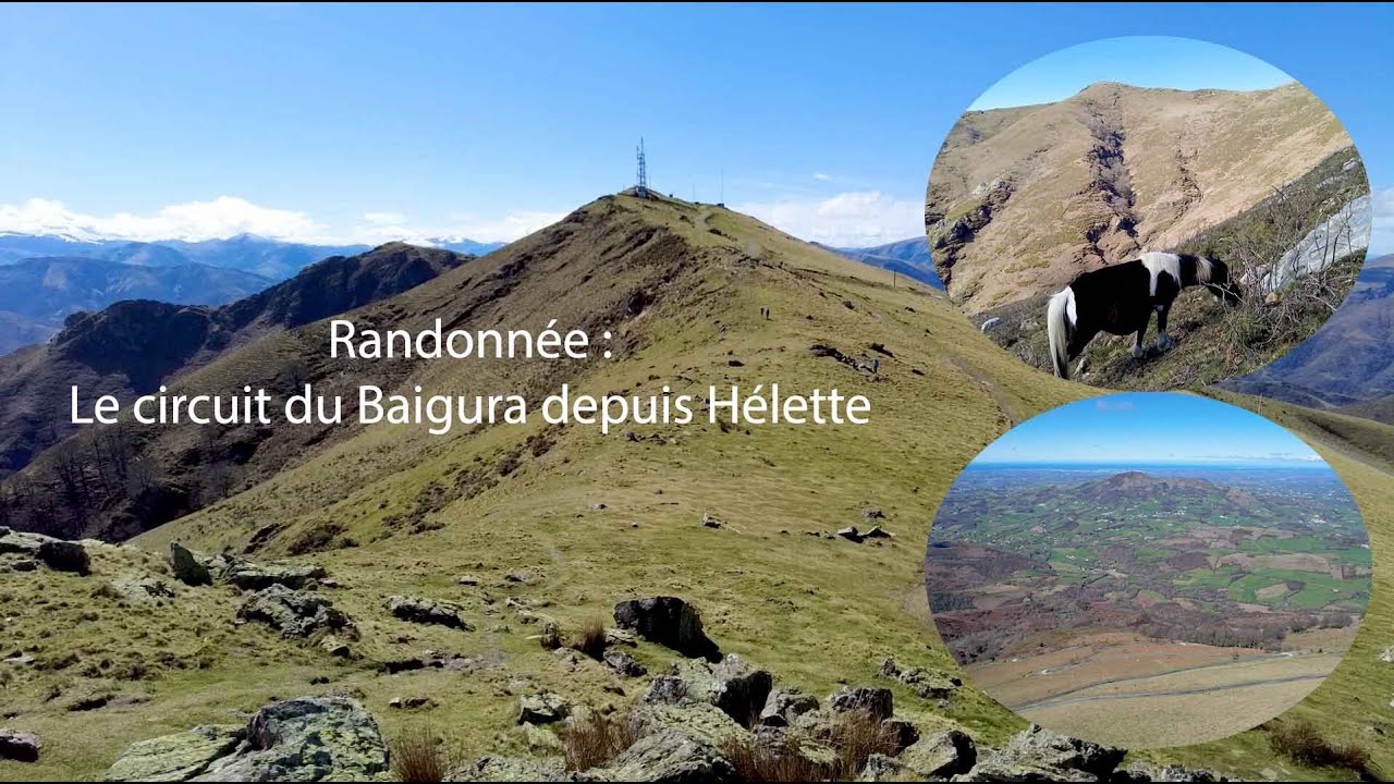 Le Baigura depuis la chapelle Bixintxo à Hélette