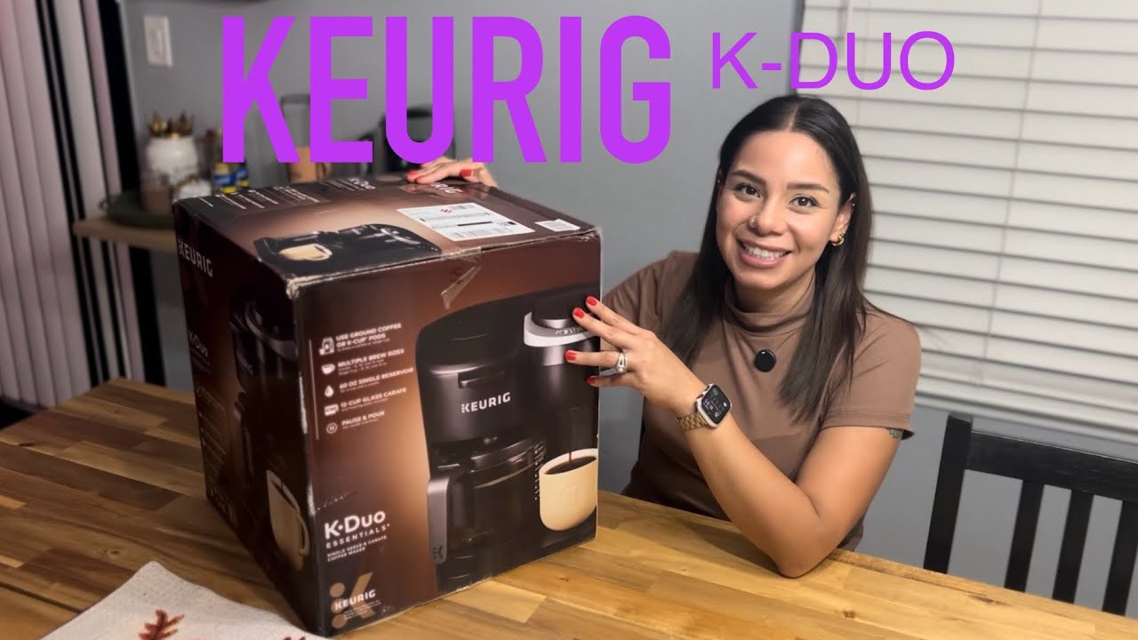 Abriendo la KEURIG K-DUO / CAFETERA
