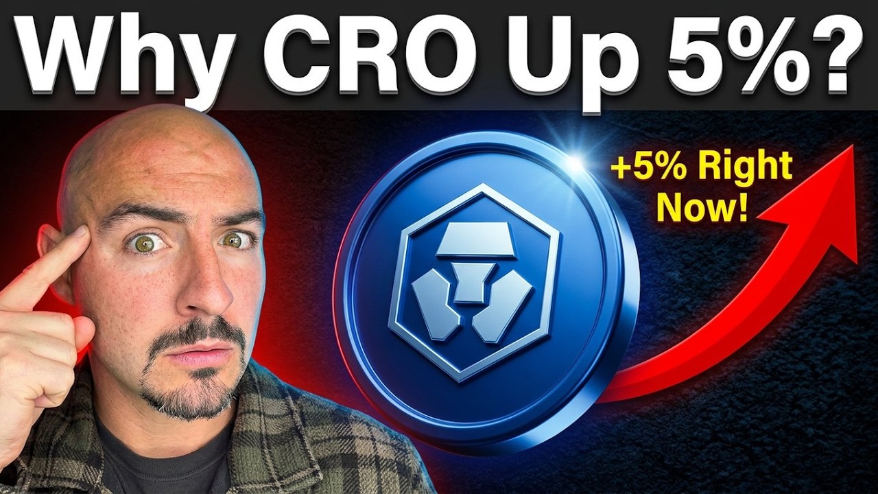 Why Is CRO Coin Up 5% Right Now?!? (Crypto.com BEATS Bear Talk!) Bitcoin BREAKING NEWS!