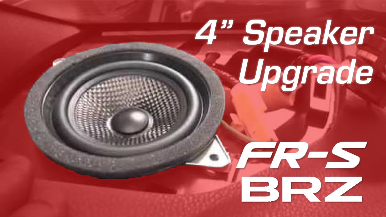 BRZ / FR-S: 4-Inch Speaker Upgrades Install