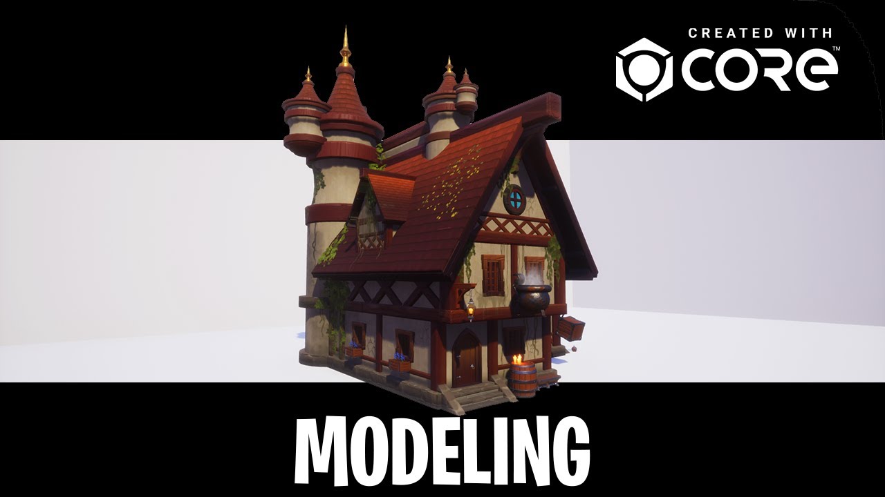 Speedbuild -  How to kitbash a magic MedievalTavern in Core games engine