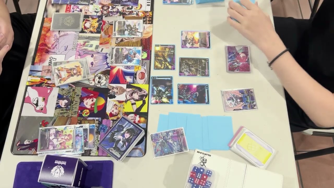 Blue White Unicorn The-O vs Blue Purple Aggro | Gundam Card Game
