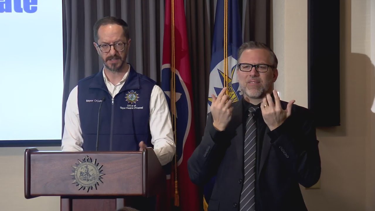 Leaders answer more questions about the storm response in Nashville, TN Friday
