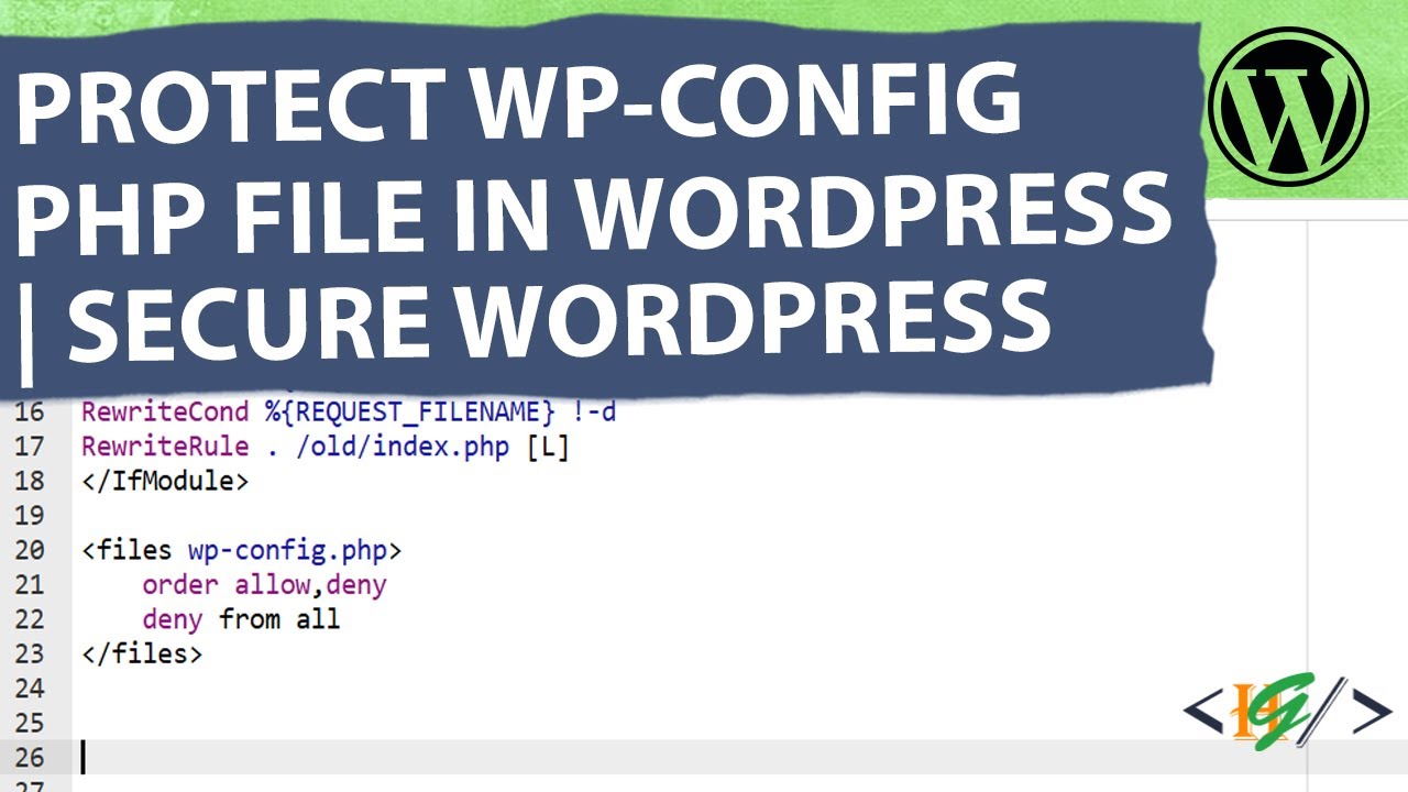 How to Protect wp-config.php file using Htaccess in WordPress | Enhance WordPress Security