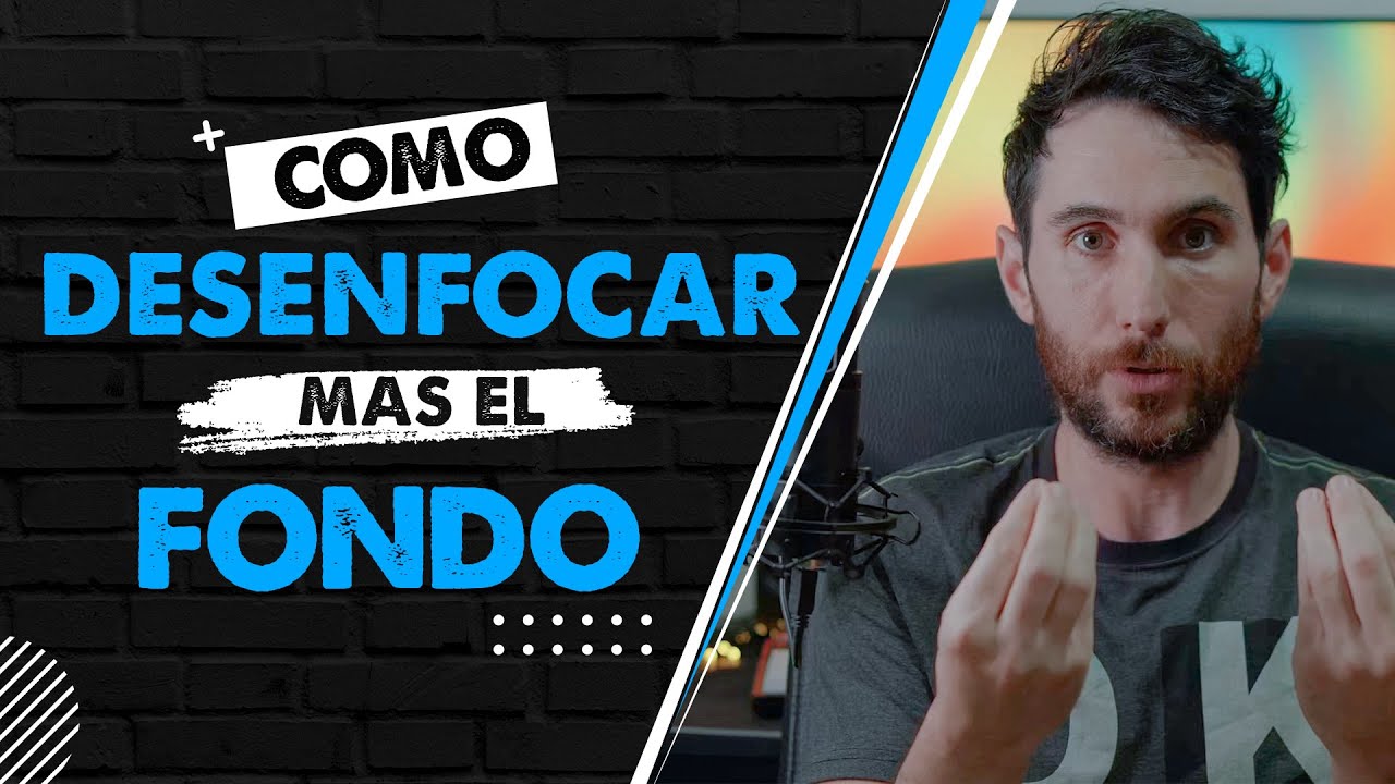 CÓMO DESENFOCAR EL FONDO en tus FOTOS (Poca Profundidad de Campo Explicada)