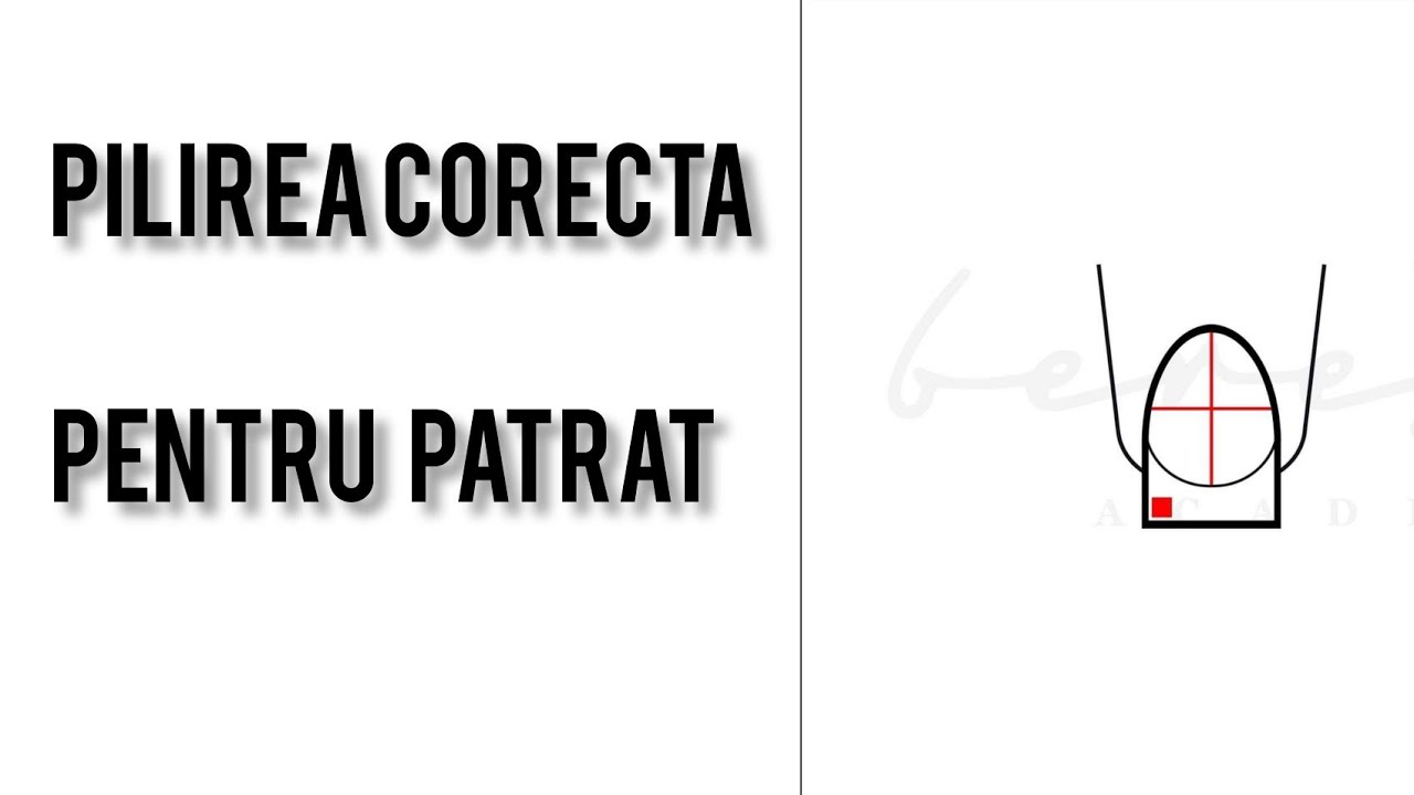 Cum pilesc corect un patrat