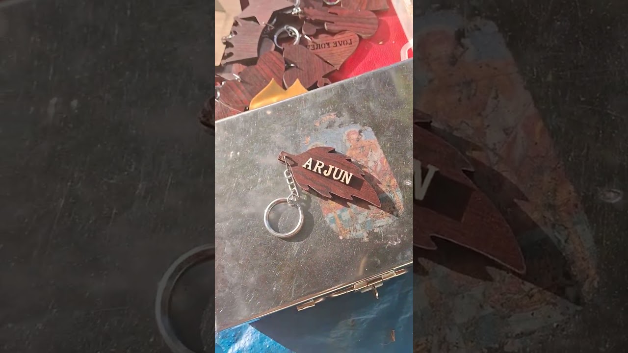 Keychain Name kaise banate hain... #viral #youtube