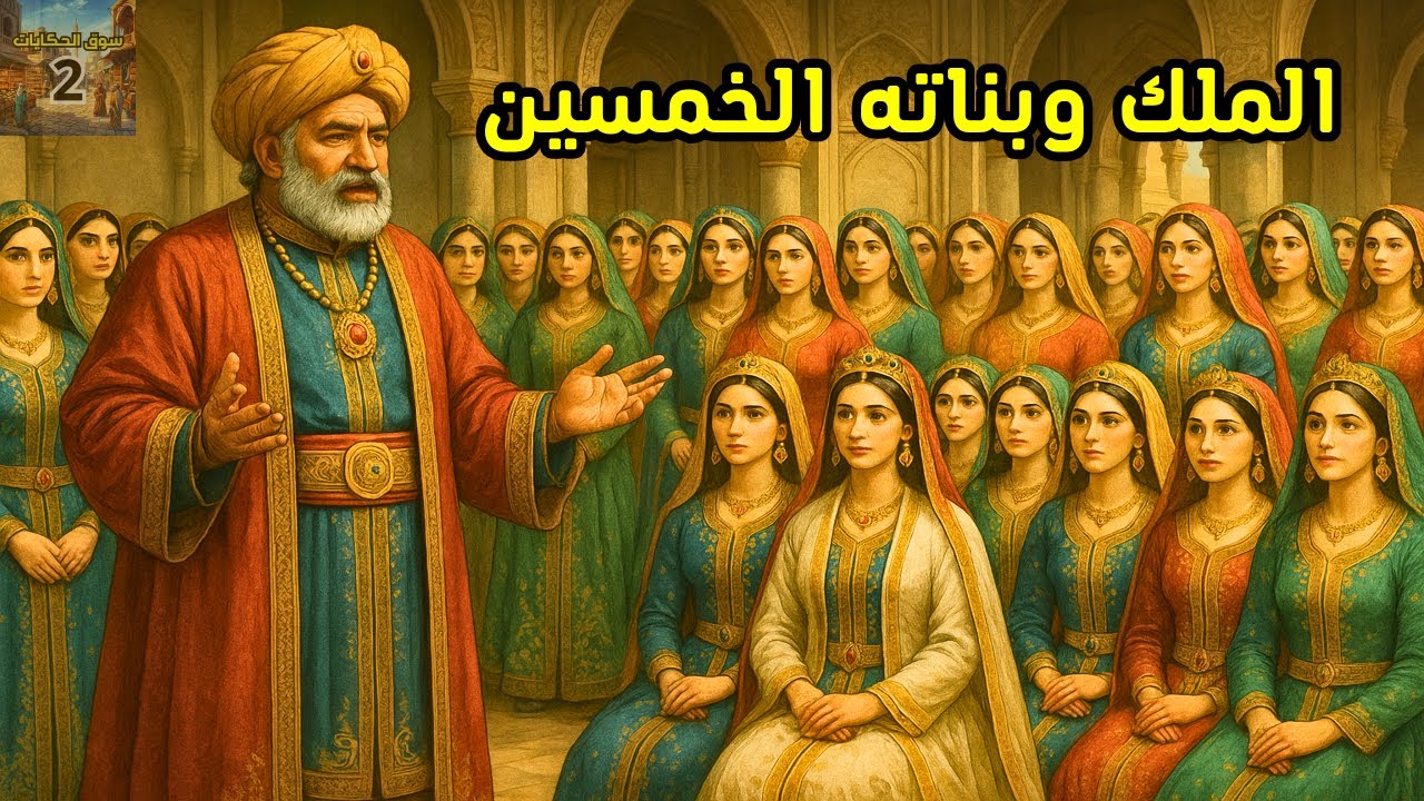 قصة الملك وبناته الخمسين، من القصص المشوقة قبل النوم، سوق الحكايات 2