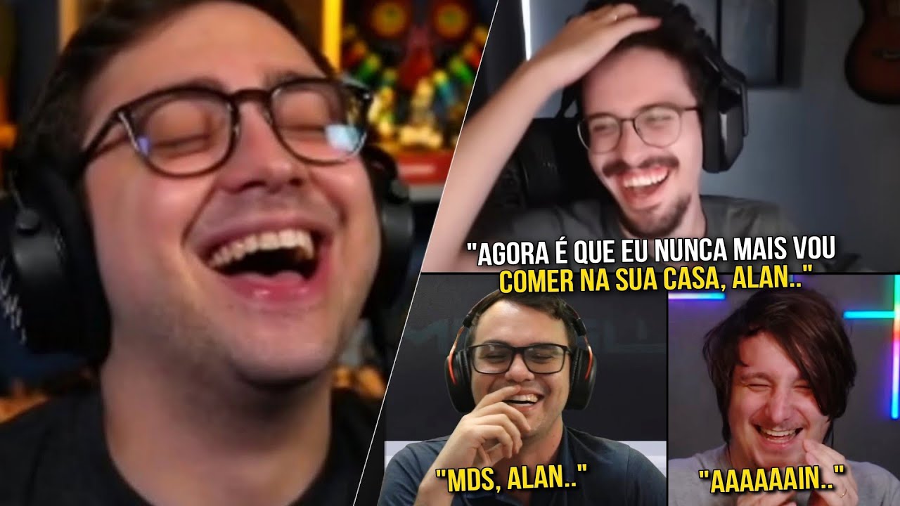 ALAN E OS COLEGAS DANDO DICAS DE ETIQUETA KKKKK - NOITADACAST