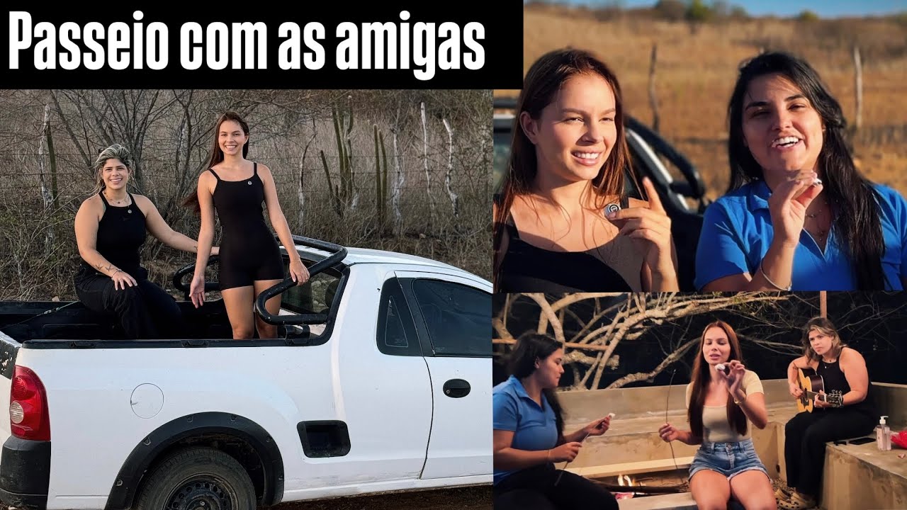 AVENTURA COM NAIARA E SUAS AMIGAS NO SÍTIO DE JOYCE