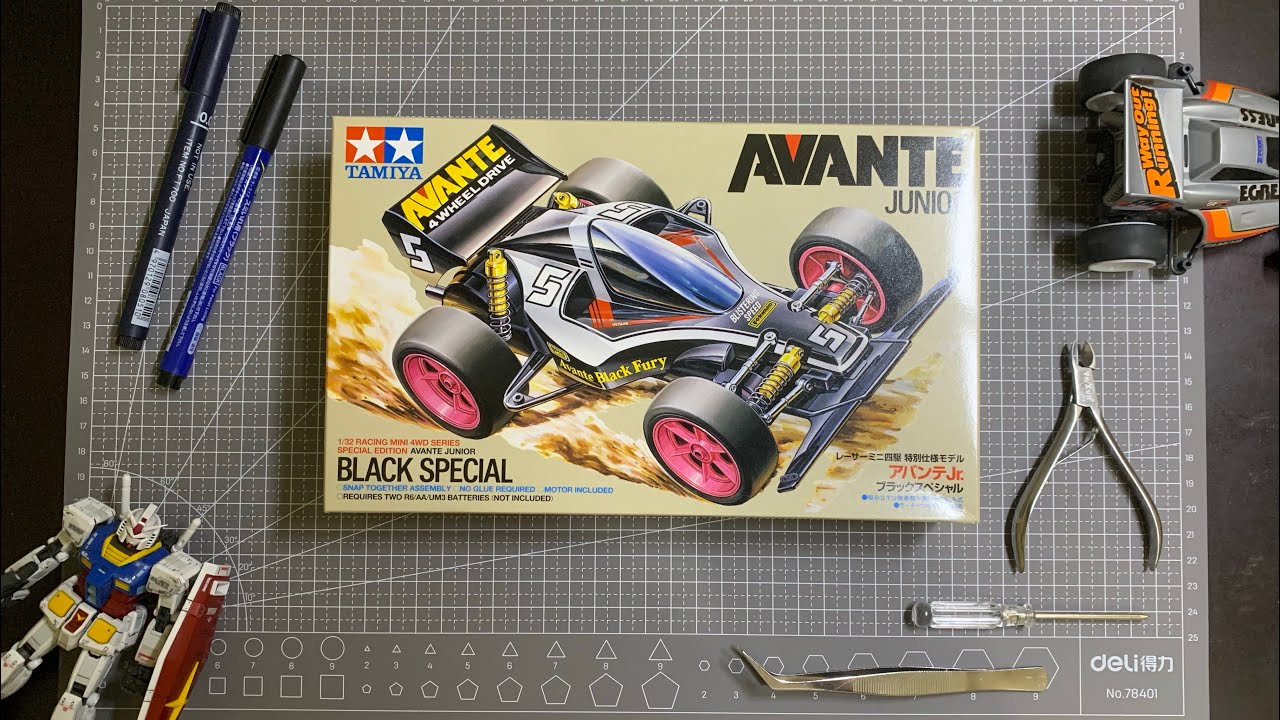 UNBOXING | TAMIYA AVANTE JR BLACK SPECIAL 