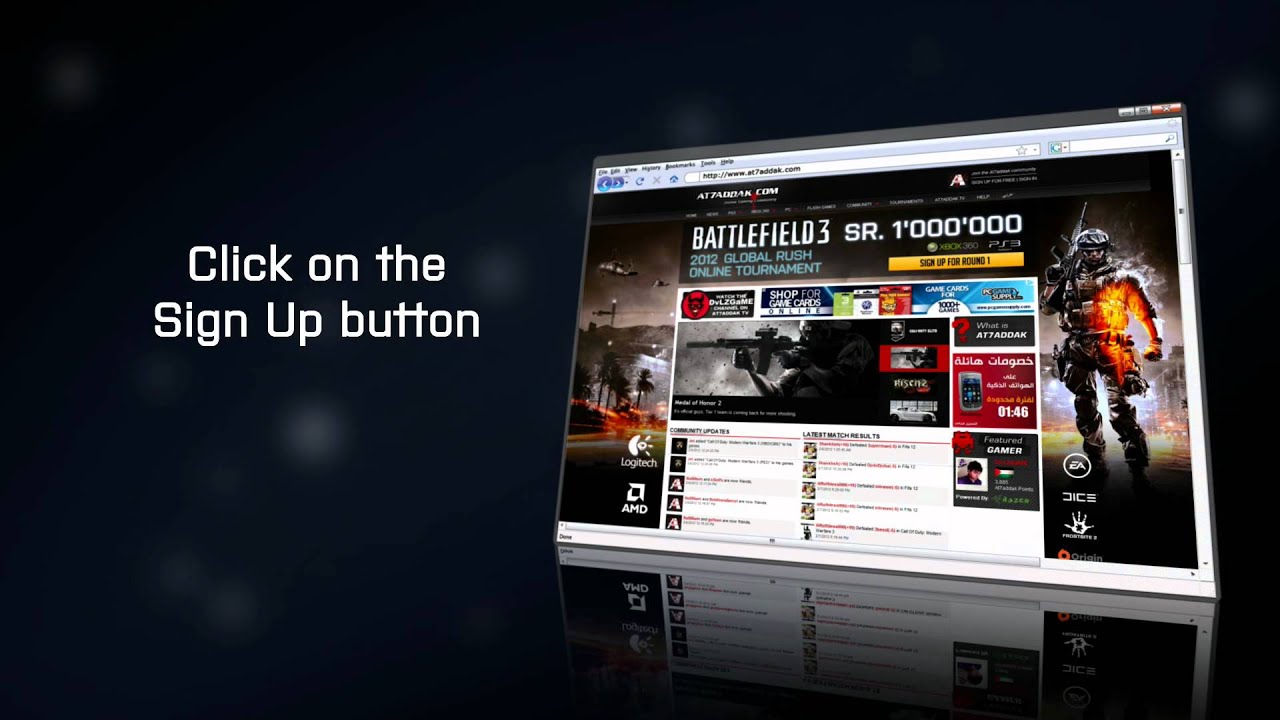 The At7addak.com Battlefield 3: Global Rush Online Tournament