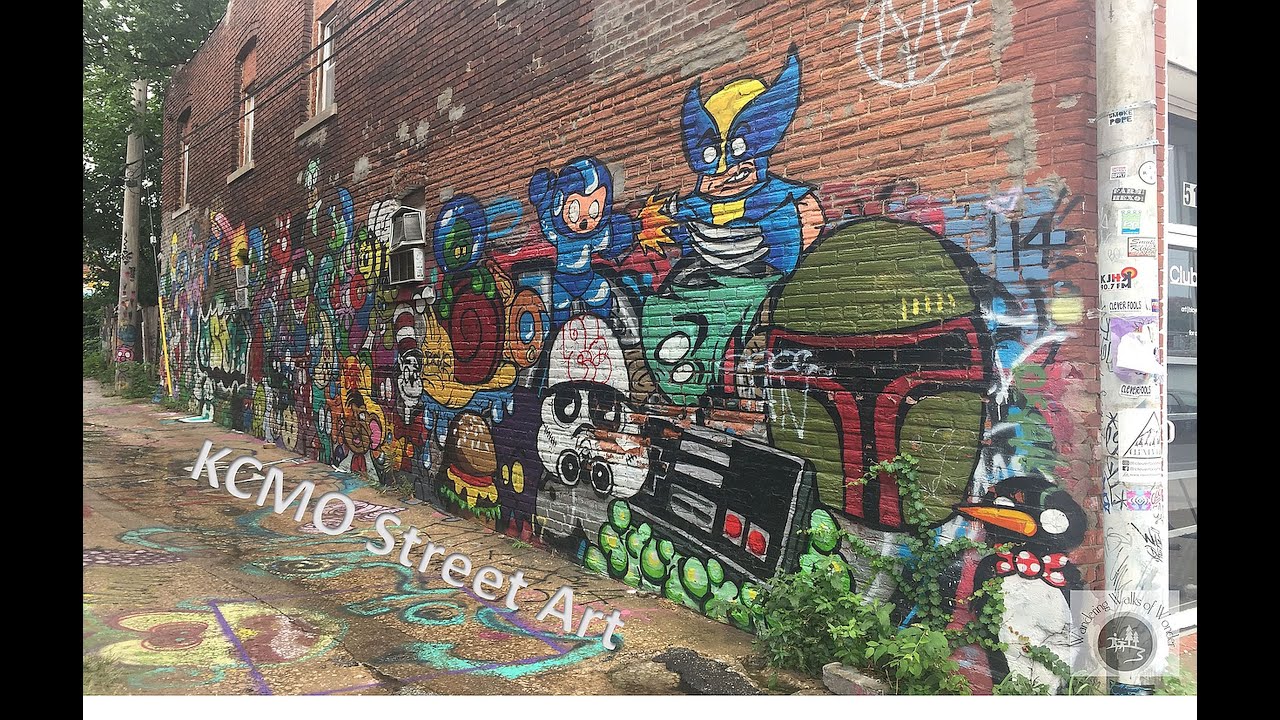 KC Crossroads Street Art: Wandering Walk of Wonder Walking Tour [1080p/60fps]