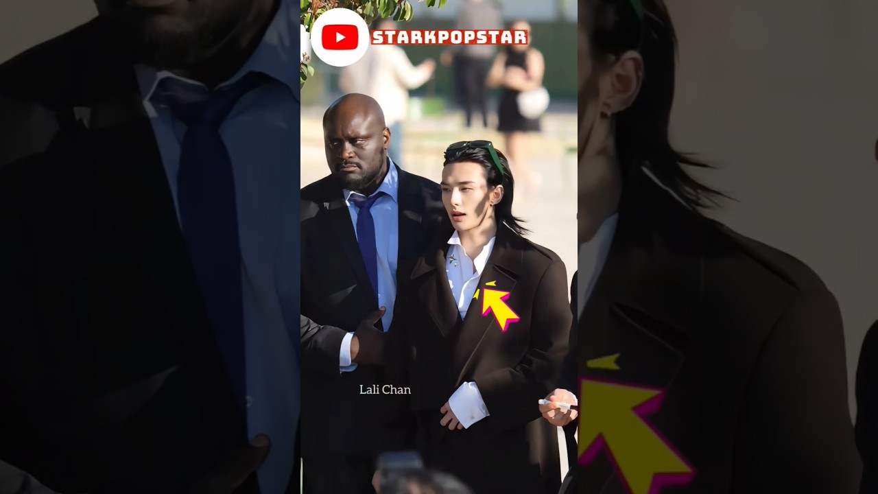 Hyunjin's aesthetic at Dior PFW 2026 is truly captivating 😍🔥 #hyunjin #skz #kpop #shorts #viralvideo